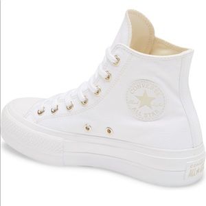 chuck taylor elevated gold